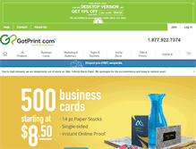 Tablet Screenshot of gotprint.eu